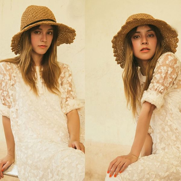 round women's summer hat hand woven wide brim straw hats fashion female sun caps foldable bohemia beach hat
round women's summer hat hand woven wide brim straw hats fashion female sun caps foldable bohemia beach hat