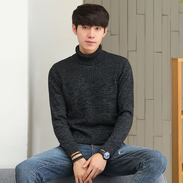 korean style men knitted pullover woolen sweater solid mens long sleeve pullover slim mens designer sweater, White;black
korean style men knitted pullover woolen sweater solid mens long sleeve pullover slim mens designer sweater, White;black