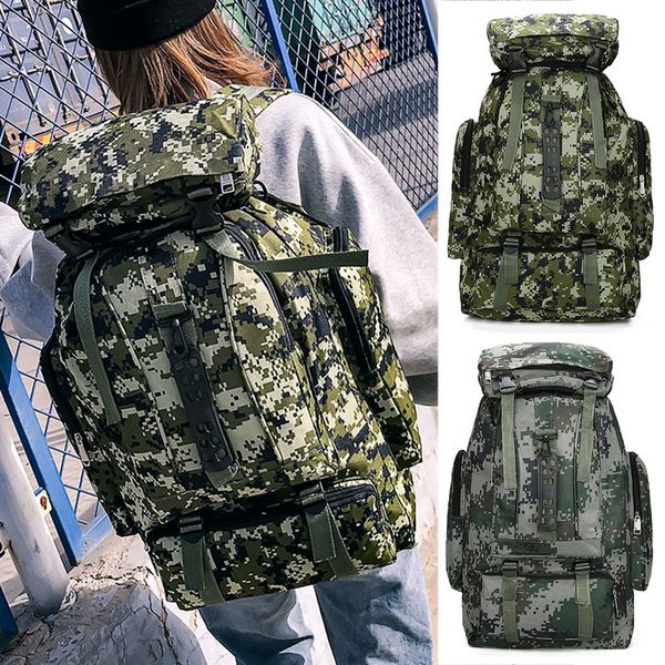 

large 55l waterproof mountaineering backpacks tactical backpack outdoor hiking camping bag army backpack sports bags