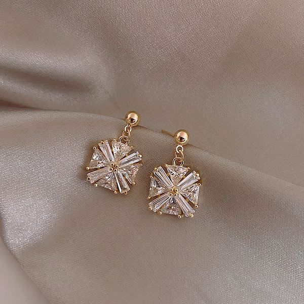 korea fashion jewelry square zircon earrings luxury compact elegant crystal earrings for women gift, Silver
korea fashion jewelry square zircon earrings luxury compact elegant crystal earrings for women gift, Silver