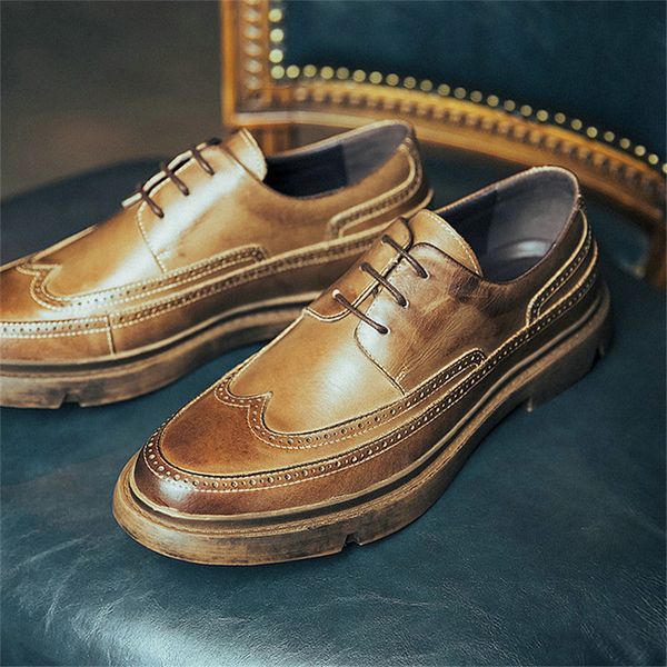 100% first layer cowhide leather brogue shoes men's carved retro british style handmade baroque men's shoes, Black
100% first layer cowhide leather brogue shoes men's carved retro british style handmade baroque men's shoes, Black