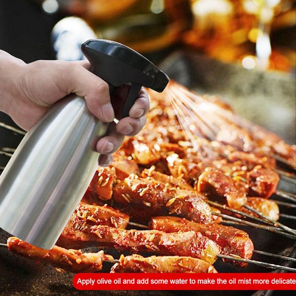 500ml oil sprayer stainless steel mister oil dispenser bottle salad oil dressing bread baking bbq grilling
500ml oil sprayer stainless steel mister oil dispenser bottle salad oil dressing bread baking bbq grilling