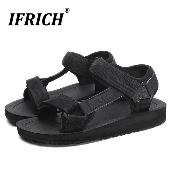 ifrich summer men beach shoes comfortable trekking mens sandals brand outdoor walking sandals man anti slip rubber flats, Black
ifrich summer men beach shoes comfortable trekking mens sandals brand outdoor walking sandals man anti slip rubber flats, Black