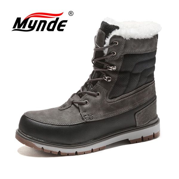 mynde men boots waterproof men footwear boots 2018 winter snow fur breathable fashion winter ankle zapatos hombre, Black
mynde men boots waterproof men footwear boots 2018 winter snow fur breathable fashion winter ankle zapatos hombre, Black