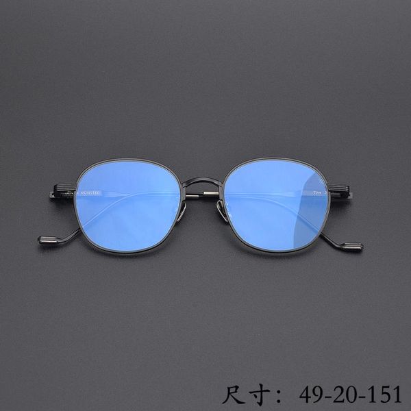 vintage eyeglass ultralight pure titanium irregular style frame tom22 small lens women men for prescription lens ng, Black
vintage eyeglass ultralight pure titanium irregular style frame tom22 small lens women men for prescription lens ng, Black