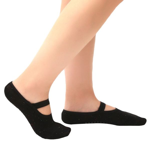 women yoga dance sock slippers socks round head backless cotton non-slip bandage sports socks ventilation pilates ballet shoes, Black
women yoga dance sock slippers socks round head backless cotton non-slip bandage sports socks ventilation pilates ballet shoes, Black