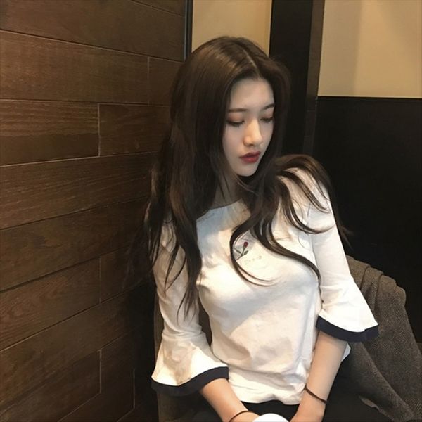 2020 trumpet short sweet t-shirt student fashion 2020 trumpet horn horn sleeve short sleeve sweet t-shirt female student female fash, White
2020 trumpet short sweet t-shirt student fashion 2020 trumpet horn horn sleeve short sleeve sweet t-shirt female student female fash, White