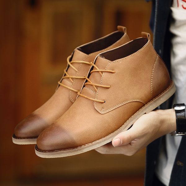 high leather men shoes spring work vintage casual shoes fashion flats oxfords loafers moccasins fashion sneakers men flats, Black
high leather men shoes spring work vintage casual shoes fashion flats oxfords loafers moccasins fashion sneakers men flats, Black