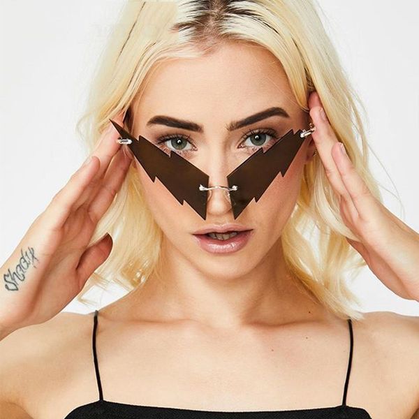 2020 fashion unique irregular rimless sunglasses women colorful shape lens eyewear men trend sun glasses shades uv400, White;black
2020 fashion unique irregular rimless sunglasses women colorful shape lens eyewear men trend sun glasses shades uv400, White;black
