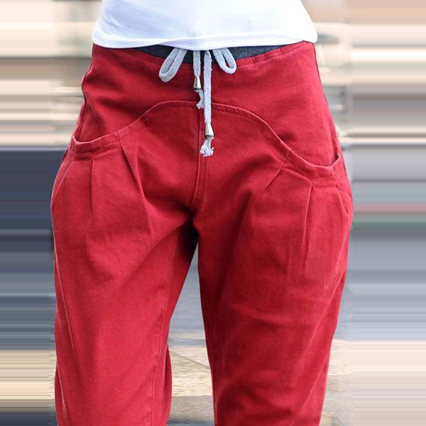 2019 four seasons new women loose harem jeans korean version was thin stretch elastic waist casual radish pants, Blue
2019 four seasons new women loose harem jeans korean version was thin stretch elastic waist casual radish pants, Blue