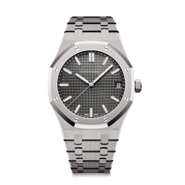 classic automatic mechanical mens watch royal 15400 series 42mm dial stainless steel strap buckle sapphire glass classic wristwatch, Slivery;brown
classic automatic mechanical mens watch royal 15400 series 42mm dial stainless steel strap buckle sapphire glass classic wristwatch, Slivery;brown