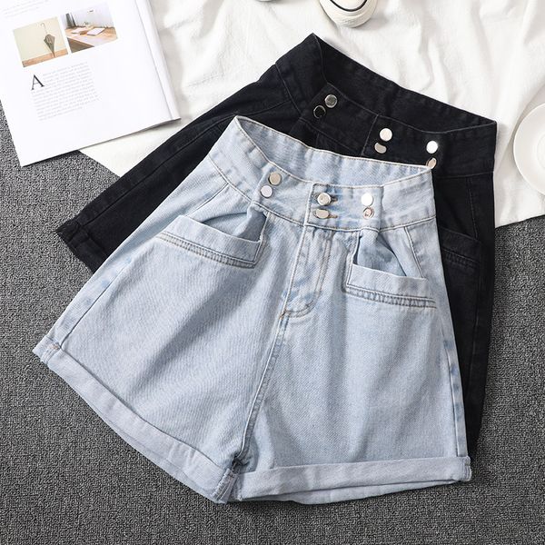 0111# not thick pants women's shorts summer new style loose pants high-waisted loose version of the type waist hugging design, Blue
0111# not thick pants women's shorts summer new style loose pants high-waisted loose version of the type waist hugging design, Blue