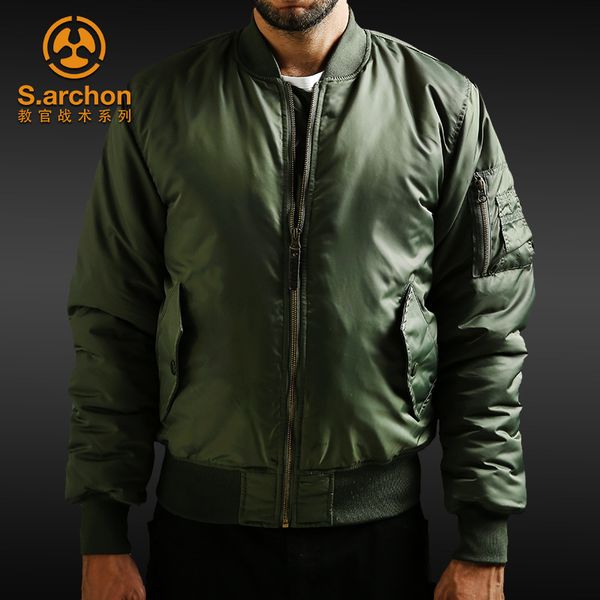 s. archo pilot clip allphan-ma1 air force thin cotton jacket mens jacket extra large size, Black;brown
s. archo pilot clip allphan-ma1 air force thin cotton jacket mens jacket extra large size, Black;brown