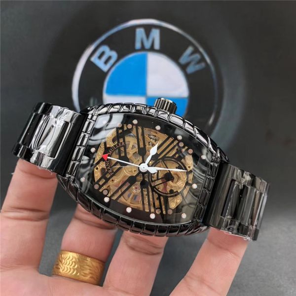 brand men's watch fm automatic mechanical watch tourbillon royal oak leather strap men's casual watch business table, Slivery;brown
brand men's watch fm automatic mechanical watch tourbillon royal oak leather strap men's casual watch business table, Slivery;brown
