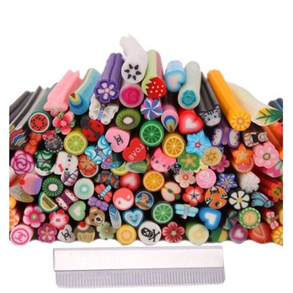 hthl-150pcs 3d cute designs nail art clay canes sticks stickers rods gel tips manicure decoration + blade
hthl-150pcs 3d cute designs nail art clay canes sticks stickers rods gel tips manicure decoration + blade
