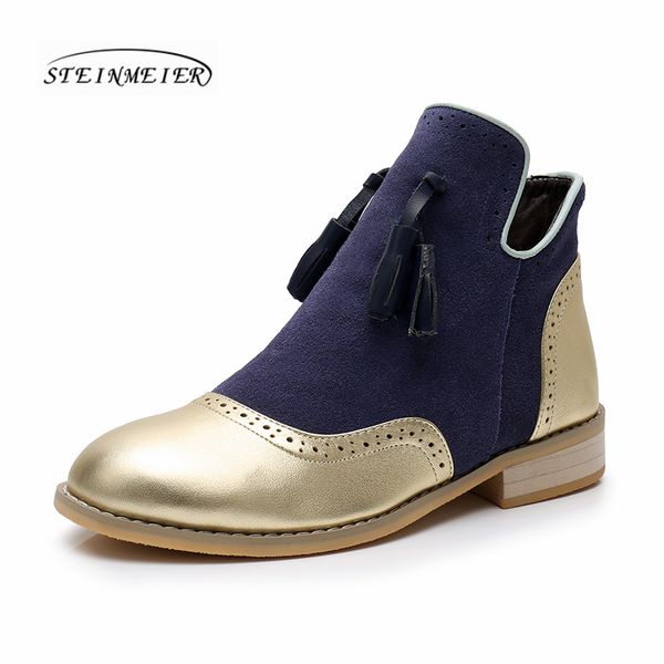 genuine cow leather women ankle winter boots comfortable quality soft shoes brand designer handmade gold blue with fur, Black
genuine cow leather women ankle winter boots comfortable quality soft shoes brand designer handmade gold blue with fur, Black