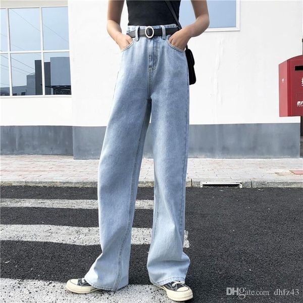 korean high waist wide leg jeans girls streetwear loose boyfriend jeans for women preppy style casual straight denim pants mujer, Blue
korean high waist wide leg jeans girls streetwear loose boyfriend jeans for women preppy style casual straight denim pants mujer, Blue