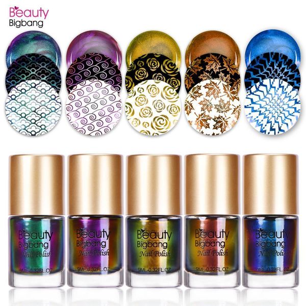 beautybigbang 9ml chameleon nail stamping polish golden colorful nail art stamping plate print lacquer polish vernis ongle
beautybigbang 9ml chameleon nail stamping polish golden colorful nail art stamping plate print lacquer polish vernis ongle