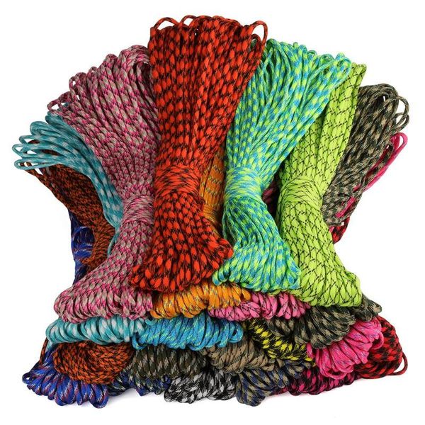 5mm paracord 100ft 550 paracord parachute cord lanyard rope for hiking camping 10 rolls, Black;white
5mm paracord 100ft 550 paracord parachute cord lanyard rope for hiking camping 10 rolls, Black;white