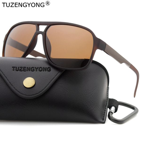 tuzengyong brand classic polarized sunglasses for men new fashion men's fashion driving eyewear travel sun glasses uv400 goggles, White;black
tuzengyong brand classic polarized sunglasses for men new fashion men's fashion driving eyewear travel sun glasses uv400 goggles, White;black