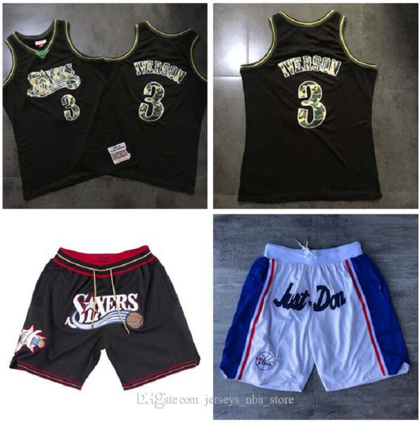 men's basketball philadelphia 76ers 3 allen iverson mitchell & ness 2000-01 black swingman jersey and pant 02, Black;red
men's basketball philadelphia 76ers 3 allen iverson mitchell & ness 2000-01 black swingman jersey and pant 02, Black;red