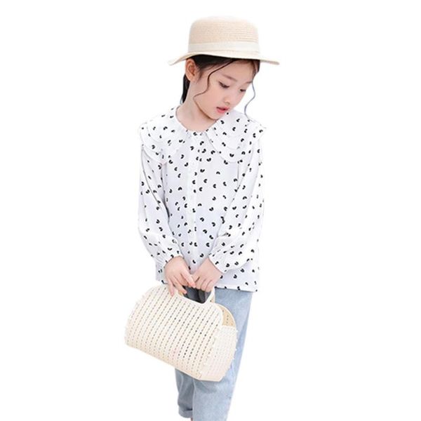 children girl blouses cardigan daily leisure trend love doll collar comfort soft long-sleeve cute princess clothes, White;black
children girl blouses cardigan daily leisure trend love doll collar comfort soft long-sleeve cute princess clothes, White;black