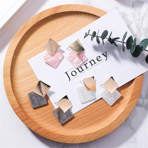 korean geometric square marbel vintage ins simple acrylic 2020 summer woman girl stud earrings fashion jewelry holiday-mse, Golden;silver
korean geometric square marbel vintage ins simple acrylic 2020 summer woman girl stud earrings fashion jewelry holiday-mse, Golden;silver
