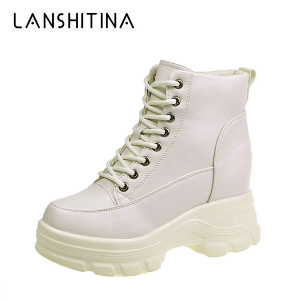 2019 autumn high platform boots 9cm high heels women thick sole ankle shoes leather wedge plush sneakers warm winter fur boots, Black
2019 autumn high platform boots 9cm high heels women thick sole ankle shoes leather wedge plush sneakers warm winter fur boots, Black