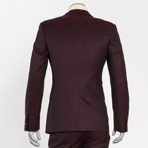 men's 3 piece 2 button flat collar slim burgundy suits for formal business occasion can custom made men suits, White;black
men's 3 piece 2 button flat collar slim burgundy suits for formal business occasion can custom made men suits, White;black