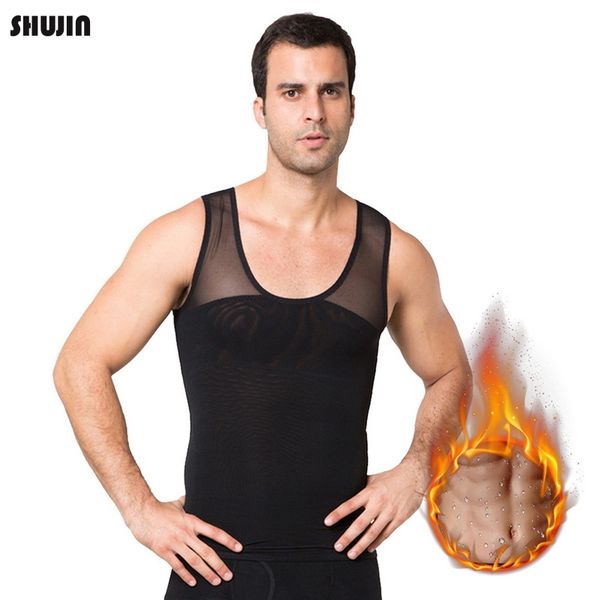 shujin 2019 men compression shirt chest slimming body shaper undershirt grenadine perspective sports quick dry tank male, White;black
shujin 2019 men compression shirt chest slimming body shaper undershirt grenadine perspective sports quick dry tank male, White;black