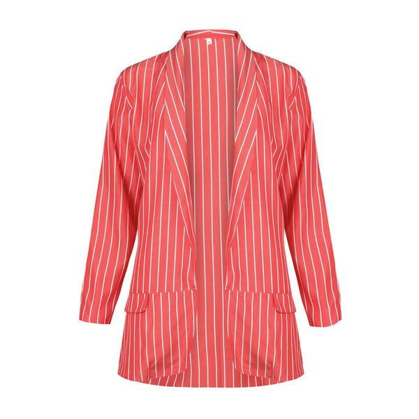 women's coats vintage cardigan suit fashion long sleeve stripe slim casual office ladies sets coats, White;black
women's coats vintage cardigan suit fashion long sleeve stripe slim casual office ladies sets coats, White;black