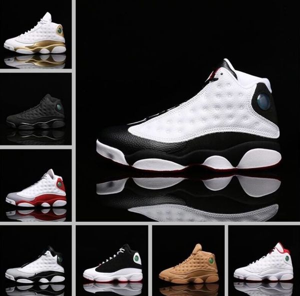 new 13 13s men women basketball shoes bred black brown blue white hologram flints grey red sports sneakers 5 11
new 13 13s men women basketball shoes bred black brown blue white hologram flints grey red sports sneakers 5 11