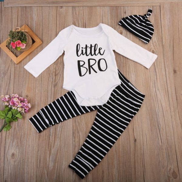 3pcs newborn baby boys girls romper jumpsuit t-shirt + striped pants + hat clothes outfits set, Pink;blue
3pcs newborn baby boys girls romper jumpsuit t-shirt + striped pants + hat clothes outfits set, Pink;blue