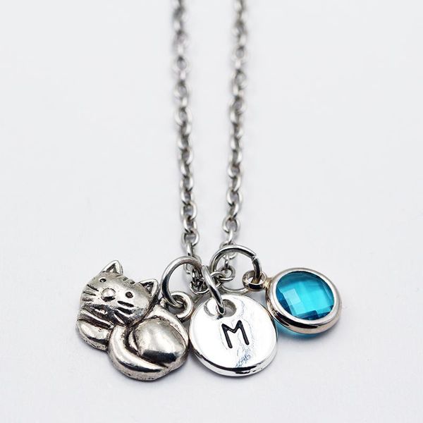 успокойте cat подвеска / birthstone ожерелье / а до я letters ожерелье / ожерелье / женщины моды ювелирных изделий quiet cat мило недорого с, Silver
успокойте cat подвеска / birthstone ожерелье / а до я letters ожерелье / ожерелье / женщины моды ювелирных изделий quiet cat мило недорого с, Silver