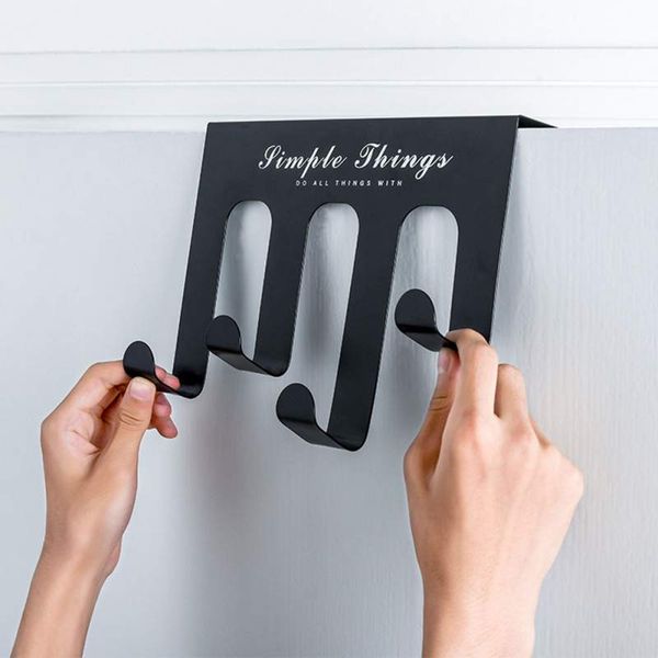 punch durable door hook living room wall hanger hat durable kitchen 4 hooks bearing black white color bearing
punch durable door hook living room wall hanger hat durable kitchen 4 hooks bearing black white color bearing