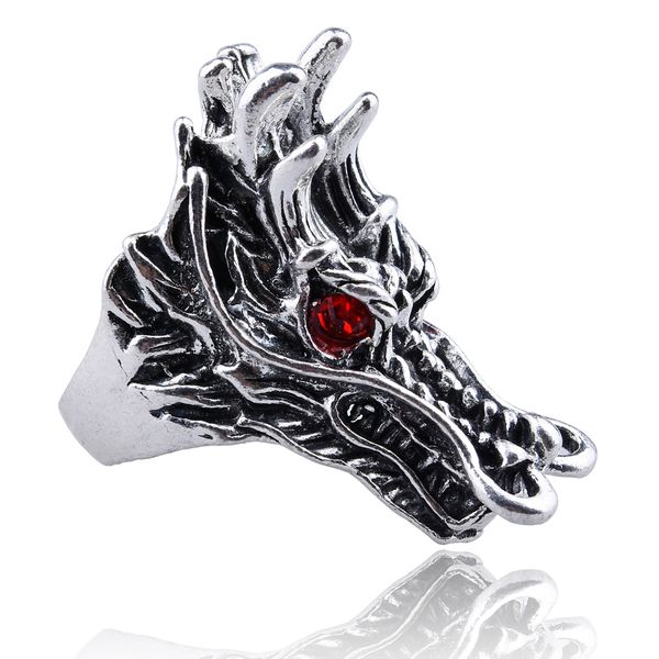 vintage ring men's personality hipsters hip hop street chinese dragon head ring, Slivery;golden
vintage ring men's personality hipsters hip hop street chinese dragon head ring, Slivery;golden