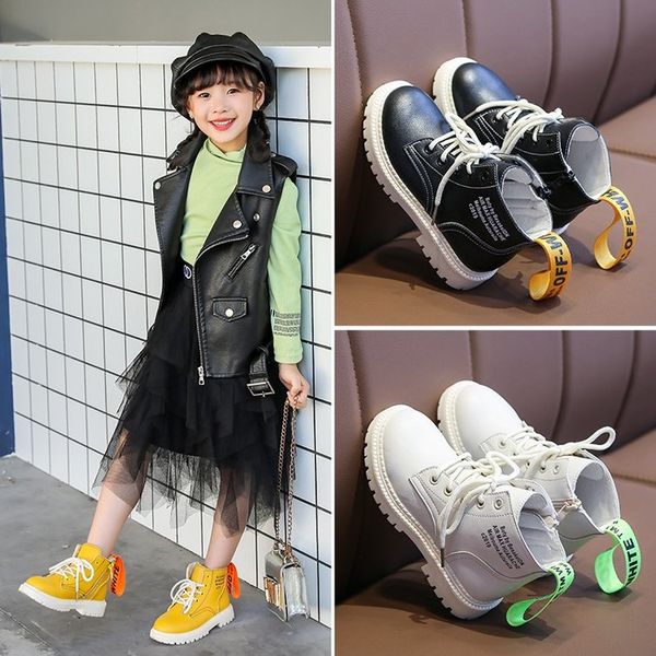 children' martin boots 2019 autumn and winter new boys high-shoes shoes girls casual children, Black;grey
children' martin boots 2019 autumn and winter new boys high-shoes shoes girls casual children, Black;grey