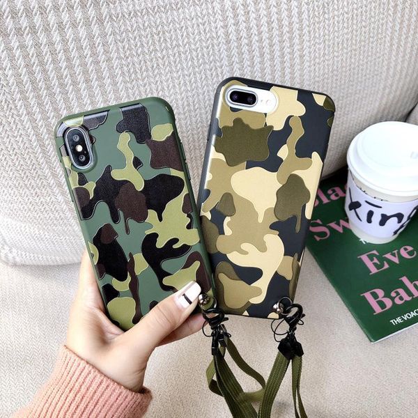 new luxury designer neck strap phone cases for iphone 11 pro xs max xr x 7 8 plus case relief military camouflage pattern cover with lanyard
new luxury designer neck strap phone cases for iphone 11 pro xs max xr x 7 8 plus case relief military camouflage pattern cover with lanyard
