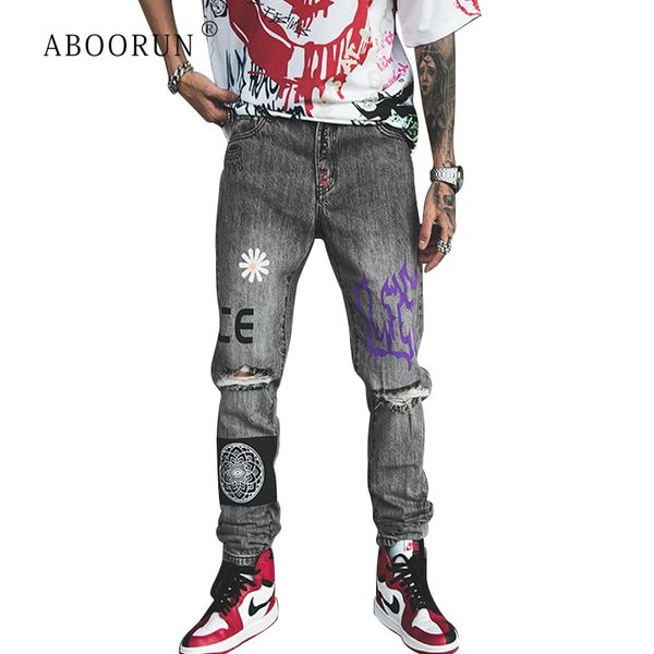 fashion ripped jeans mens autumn winter pattern print denim pants harajuku streetwear hip hop joggers male casual trousers r1506, Blue
fashion ripped jeans mens autumn winter pattern print denim pants harajuku streetwear hip hop joggers male casual trousers r1506, Blue