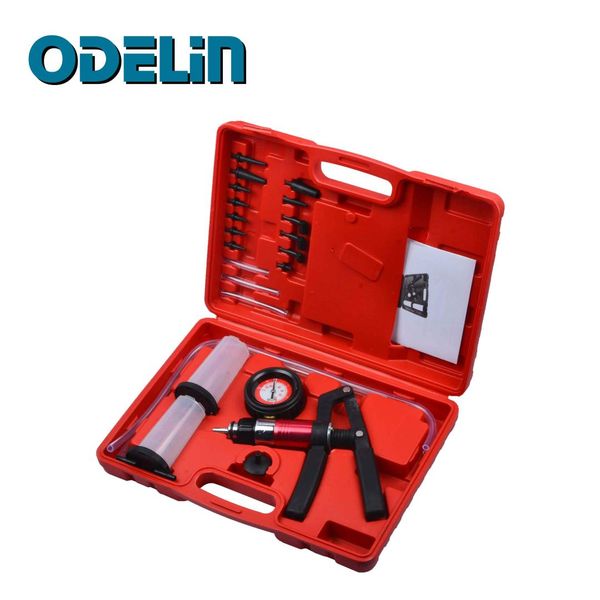 hand held vacuum pump brake bleeder bleeding diagnostic tester tool set