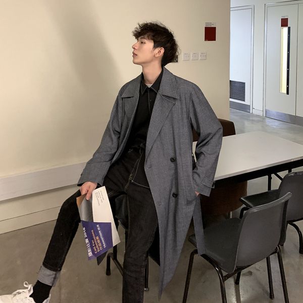 2019 new arrivals korean version of the tide male harajuku quality street men loose solid color long date casual jacket, Tan;black
2019 new arrivals korean version of the tide male harajuku quality street men loose solid color long date casual jacket, Tan;black