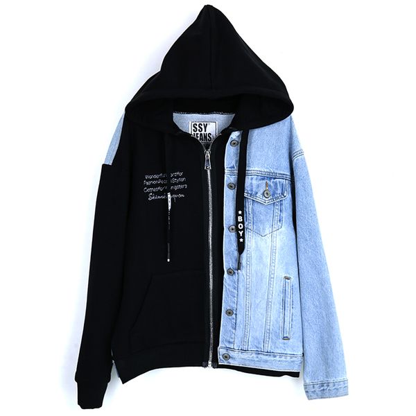 autumn women color block patchwork denim jackets 2019 harajuku boyfriend wind jean jacket loose long sleeve female coats female, Black;brown
autumn women color block patchwork denim jackets 2019 harajuku boyfriend wind jean jacket loose long sleeve female coats female, Black;brown