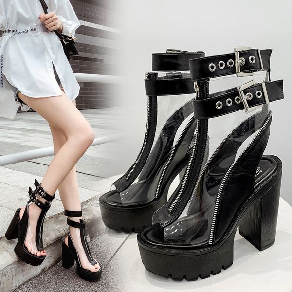 sandal woman boot fashion womens shoes 2020 female sandals open toe espadrilles platform high heels luxury ladies comfort block, Black
sandal woman boot fashion womens shoes 2020 female sandals open toe espadrilles platform high heels luxury ladies comfort block, Black