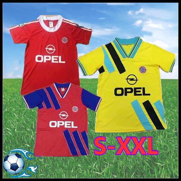 retro bayern munich 1991 1993 home soccer jersey home red vintage classic mathy wohlfarth mclnally mihajlovic kogl reuter football shirt, Black;yellow
retro bayern munich 1991 1993 home soccer jersey home red vintage classic mathy wohlfarth mclnally mihajlovic kogl reuter football shirt, Black;yellow