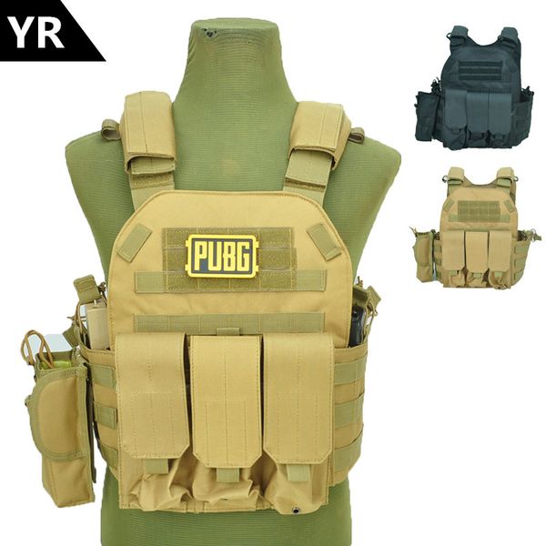 nylon molle tactical vest body armor hunting plate carrier 094k m4 pouch combat gear multicam, Camo;black
nylon molle tactical vest body armor hunting plate carrier 094k m4 pouch combat gear multicam, Camo;black