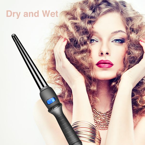 lcd single cone hair curlers horns pear electric wave wave perm rod does not hurt power generation coil 19mm 25mm 32mm
lcd single cone hair curlers horns pear electric wave wave perm rod does not hurt power generation coil 19mm 25mm 32mm