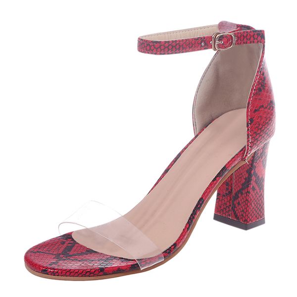 clear serpentine sandals ankle strappy shoes women's high heels fashion one band belt buckle snakeskin sandals ladies shoes, Black
clear serpentine sandals ankle strappy shoes women's high heels fashion one band belt buckle snakeskin sandals ladies shoes, Black
