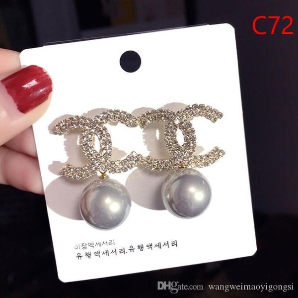 wholesale brand designer double letters earrings ear studs gold silver tone earring for women men wedding party jewelry gift 277, Golden;silver
wholesale brand designer double letters earrings ear studs gold silver tone earring for women men wedding party jewelry gift 277, Golden;silver