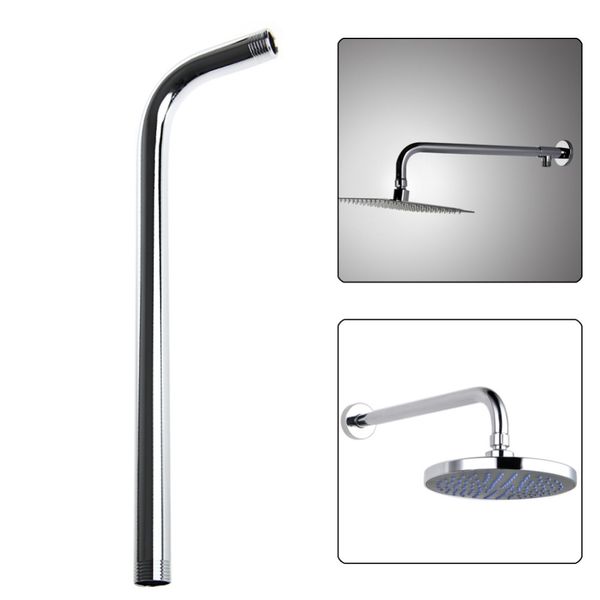 g1/2" standard 60cm wall shower head arm extension pipe long stainless steel bathroom home
g1/2" standard 60cm wall shower head arm extension pipe long stainless steel bathroom home
