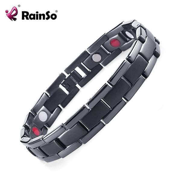 rainso men's magnetic titanium bracelets healing germanium, fir magnetic bracelets bangles homme classic black drop-ship 2020
rainso men's magnetic titanium bracelets healing germanium, fir magnetic bracelets bangles homme classic black drop-ship 2020